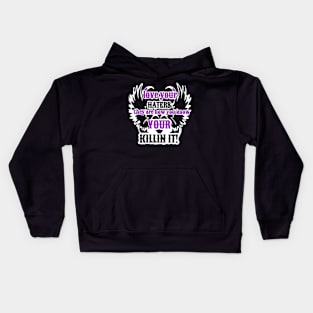 Inspirational Saying for the Strong! Kids Hoodie